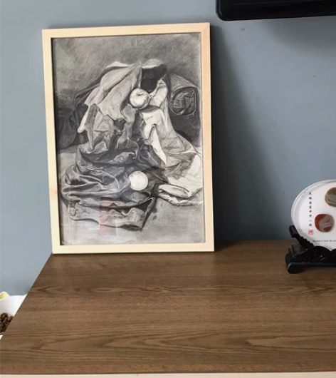 素描作品！35cm*53cm！可用墙面装饰...