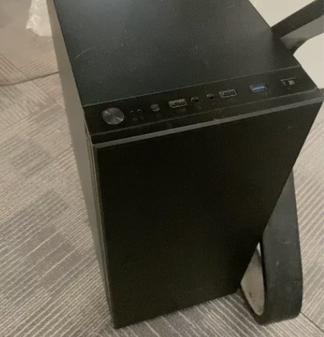 先马黑洞7机箱台式机电脑静音atx开放式主...