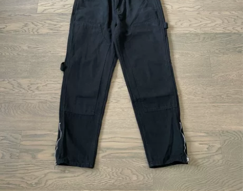 L码四季 休闲 宽松 直筒 高街 拉链工装...