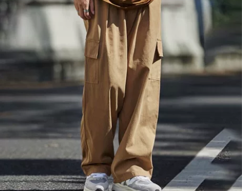 顽石STONE 秋冬季工装裤男女同款日系复...