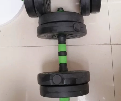 可拆卸哑铃家用健身器材，特价哑铃一对练臂肌...