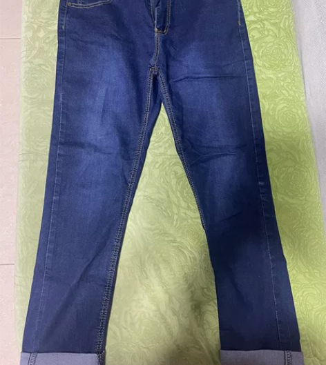 清衣柜    直筒男士牛仔裤 深蓝色牛仔裤...