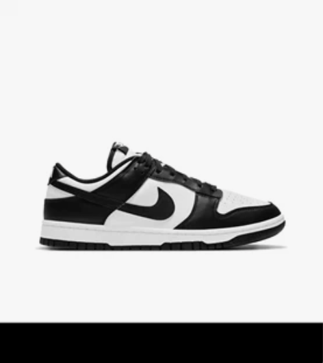 Nike黑白熊猫低帮板鞋 抖音罗永浩直播间...