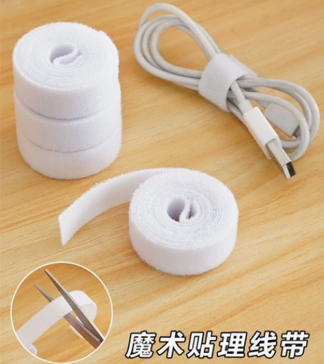 理线器带魔术贴集数据线收纳神器电脑电源充电...