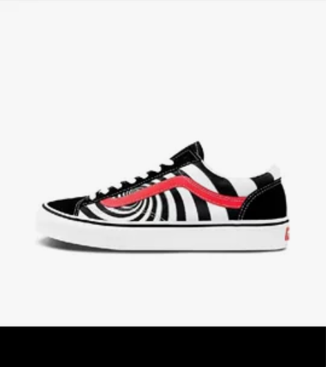 VANS Style36螺旋斑马纹图案低帮...