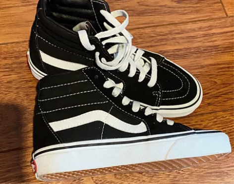 vans 高邦板鞋帆布鞋 感兴趣的话点“我...