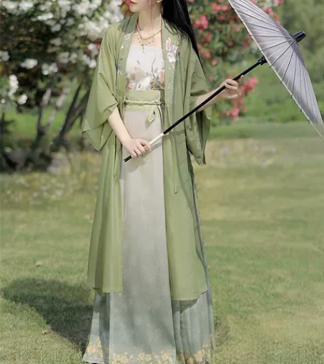 送！送！送！ 柒邑汉服女明制合领衫茗茶，Ｌ...