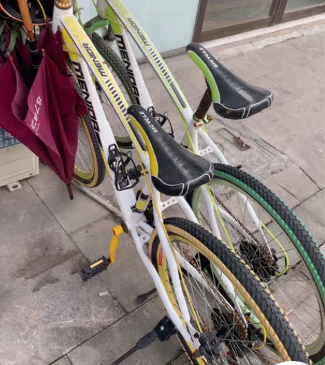 山地自行车2辆，一时冲动买的，本来夏天骑自...