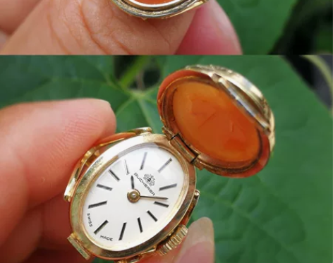 [五角星]瑞士宝齐莱戒指浮雕头像机械表古董...