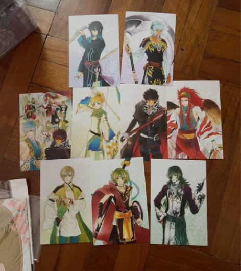 道具本子周边 遥远时空中 明信片 一套 感...