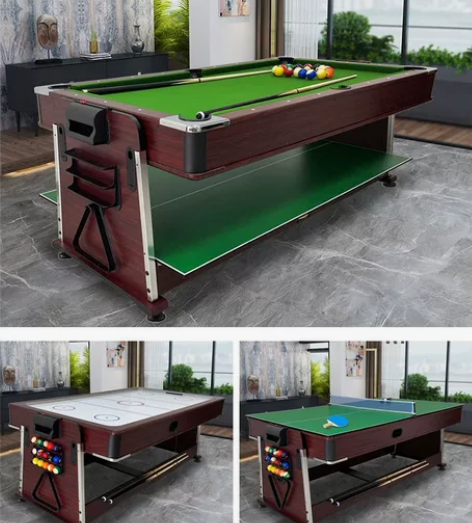 四合一台球桌，尺寸112x210，淘宝查好...