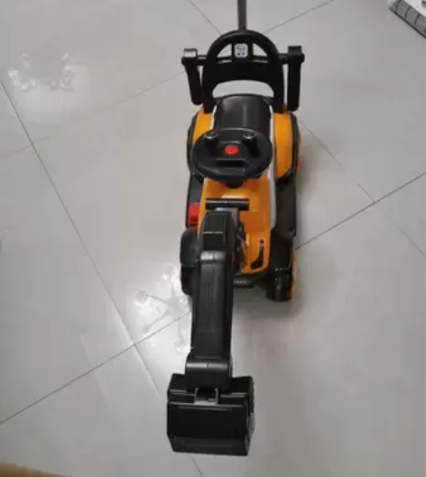 智想儿童电动挖掘机，玩具汽车，可坐可骑，电...