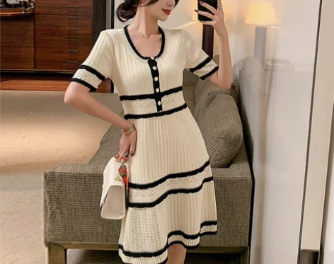 pinko同款法式连衣裙 刚买下,仅拆标试...