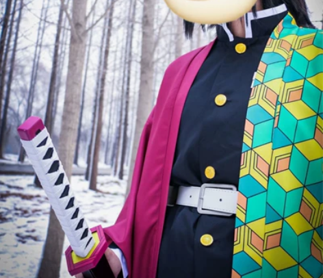 出富冈义勇cos全套，xl码 正片一次 日...