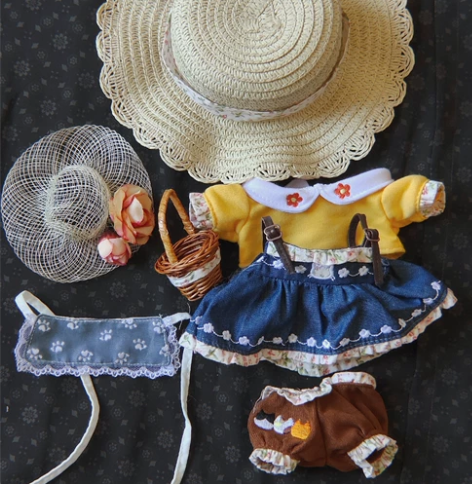 精简出喵格丽特猫咪茶花会20cm棉花娃娃田...