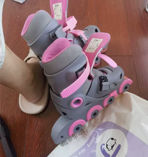 小米小寻直排轮滑鞋儿童男童女童小孩女旱冰溜...