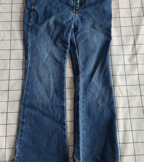 ZARA 童装女童 喇叭牛仔裤 110cm...