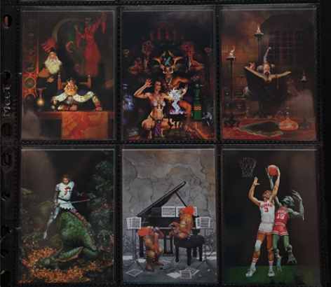 1994年科幻插画师唐·迈兹插画卡一套90...