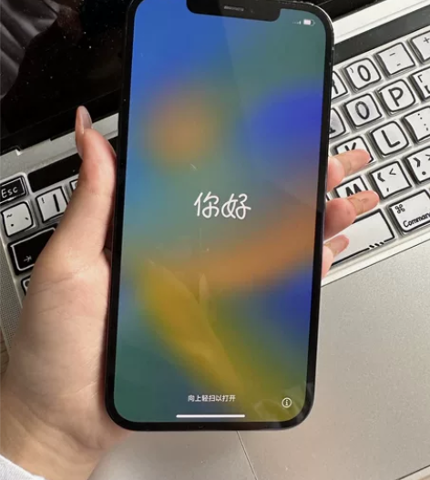 苹果12Promax 海蓝色 256g国行...