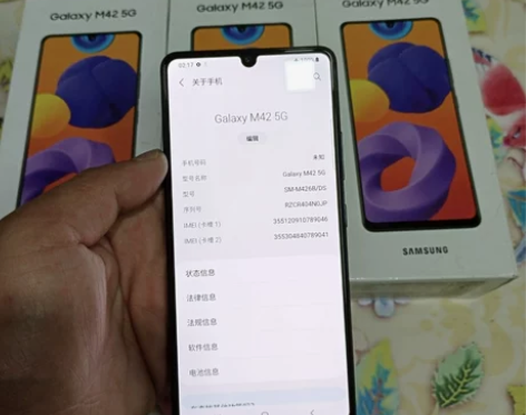 三星 Galaxy M42 5G 国际印度...