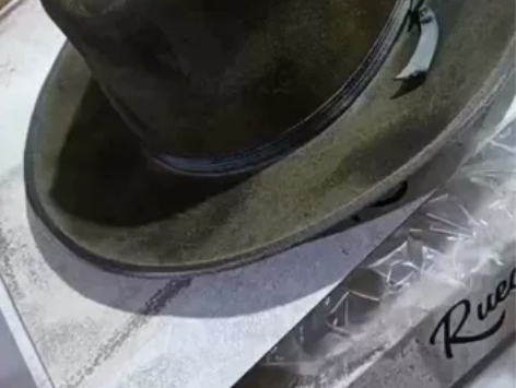 美式复古咔叽纯羊毛做旧礼帽 出口尾单余货不...