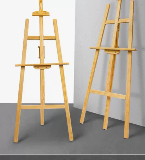 画架木质画架实木画架 高低可调，画幅横竖可...