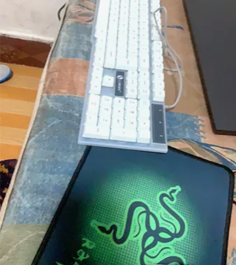 电竞机械手感游戏键盘鼠标套装台式机笔记本通...