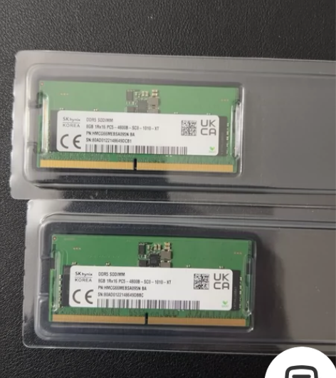 低价出手笔记本内存 海力士 ddr5 48...