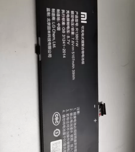 小米笔记本air13 的电池  R13B0...
