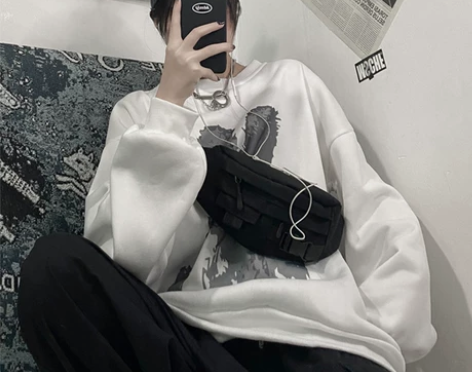 胸包男士斜挎包男潮牌单肩包休闲胸前包多功能...