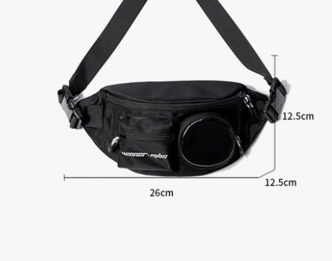 优胜者WINNER胸包男ins日系斜挎包休...