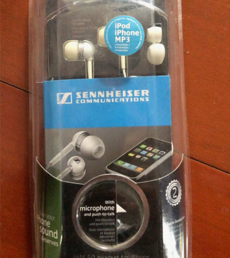 森海塞尔MM50入耳式耳机， 原装正品，音...