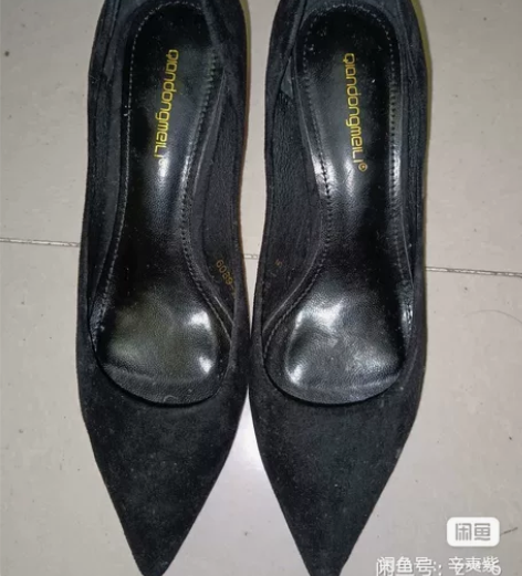 真皮单鞋，穿了一次，跟高3公分，36码，处...