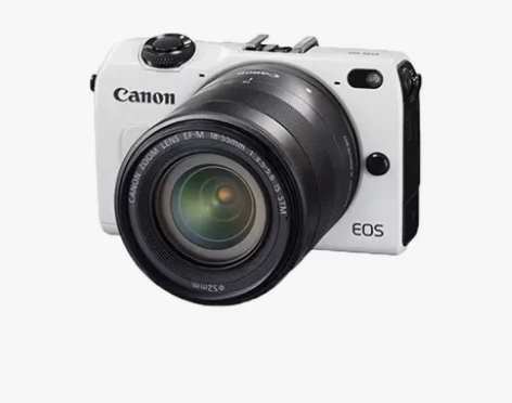 佳能微单m2 帶兩個鏡頭 一個饼干镜头 一...