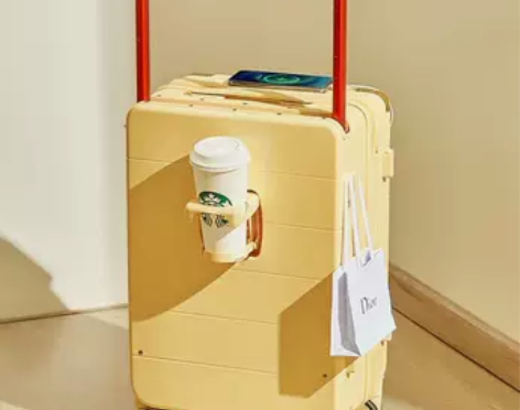 miyo宽拉杆女2022新款多功能行李箱