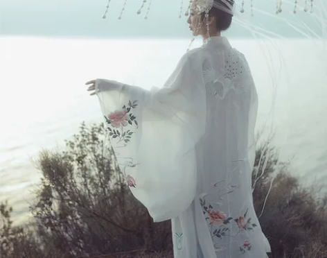 钟灵记雀灵大袖衫配襦裙魏晋风广袖古风齐腰汉...