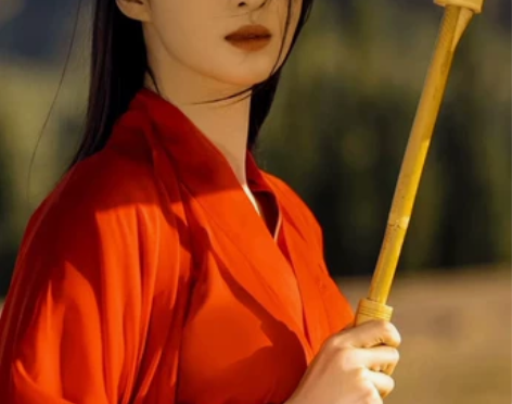 大红色汉服女春季正品原创中国风超仙气古装广...