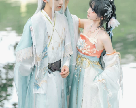汉服池上月春江月明##amp;amp;月照...
