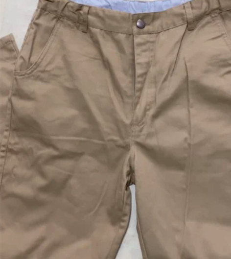 伊顿纪德校服品牌男女同款工装直筒棉质卡其休...