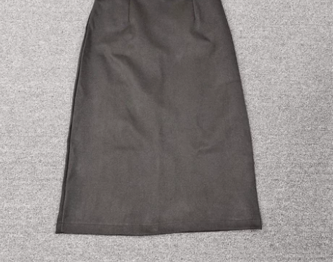 【孤品半身裙】女士裙子（后开叉）A字裙中长...