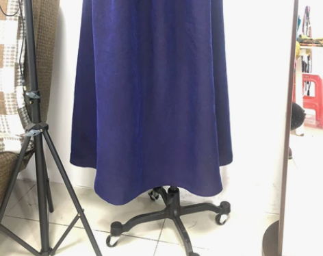 两面穿龟纹大摆裙 长90厘米 腰围65-9...