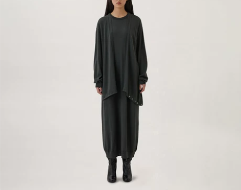 官方正品LEMAIRE女士22秋冬火山黑罗...