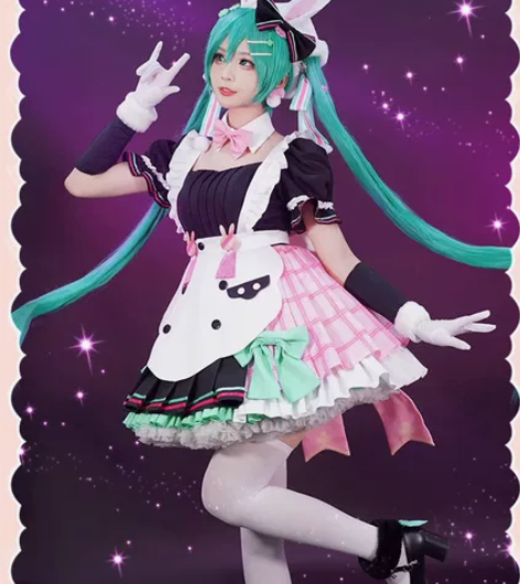 【出/换】初音未来39言叶魔法蛋糕cos服...