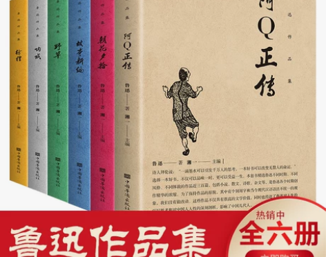 鲁迅文集作品集杂文小说集朝花夕拾呐喊阿q正...