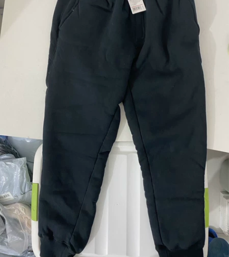 全新 京东京造 男士仿羊羔绒针织裤男加绒加...