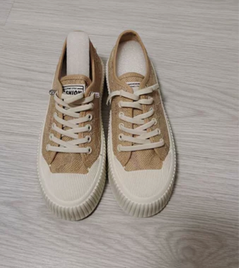 蕾丝网面透气女士板鞋运动鞋！非百丽他她天美...