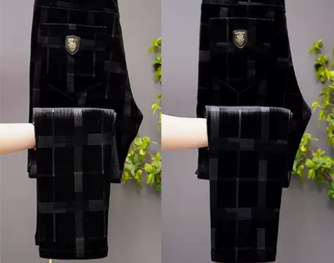 南韩绒休闲西裤男秋冬新款韩版欧货百搭小脚裤...