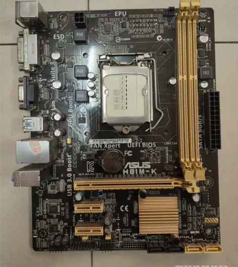 华硕h81m-k主板，有档板。使用正常 成...