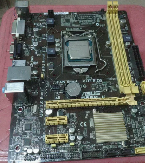 华硕B85M-K主板(不含U)，主板成色接...