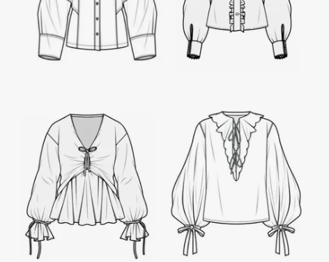 服装款式图,服装效果图,设计图绘图 高效绘...